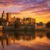 Couchers de soleil magiques à Avignon
