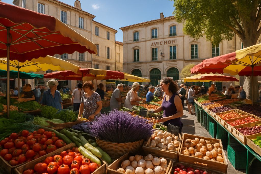 Les plus beaux marchés locaux à Avignon